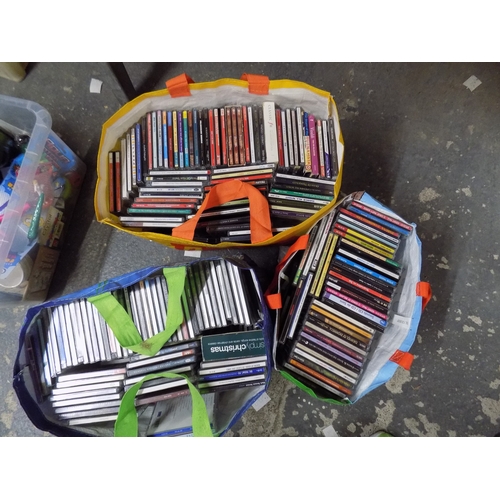 485 - 3 Bags of CD's