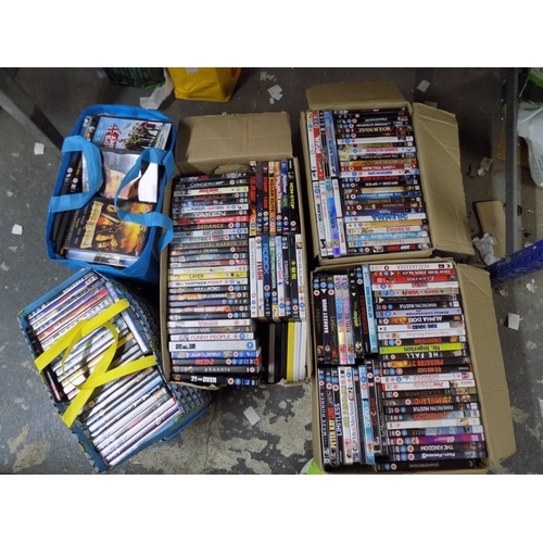 486 - 3 Boxes and 2 Bags of DVD's