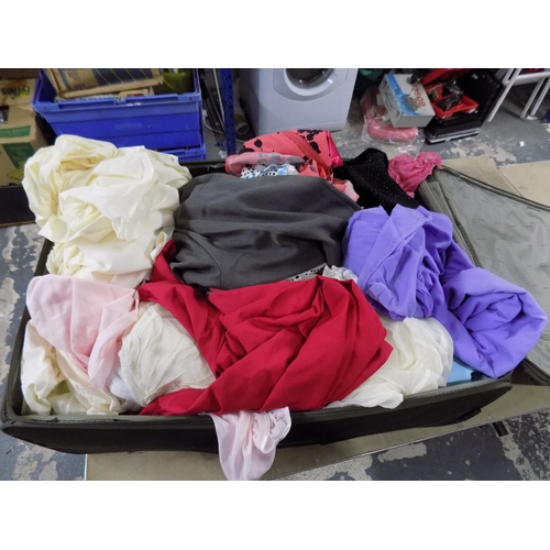 8 - Large Suitcase of Clothing etc