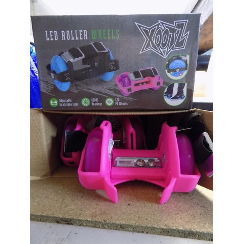 157 - Boxed LED Roller Wheels