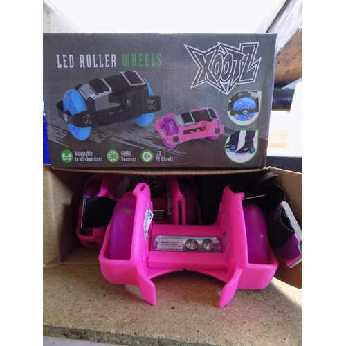 159 - Boxed LED Roller Wheels