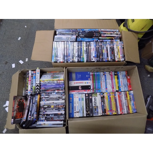 180 - 3 Boxes of DVD's. inc Box Sets