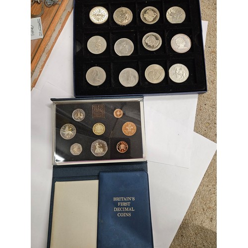 626 - Selection of Collectable Cased Coins