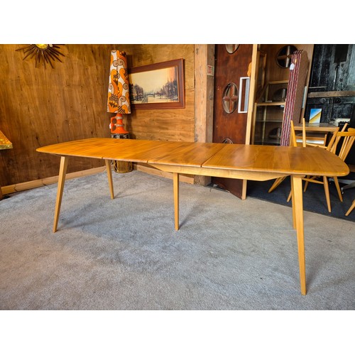 339 - Ercol Grand Windsor Dining Table  Model Number 444. Table - Height 71cm, Width 83cm, Length 152cm, L... 