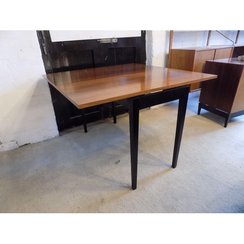 371 - Heals of London Table and 4 Chairs. Table Width and Length 107cm, Height 73cm. Chairs Width 50cm, De... 