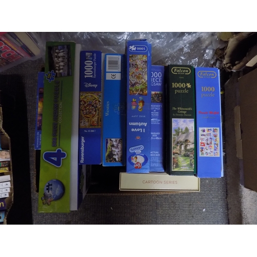 142 - Box of Puzzles etc