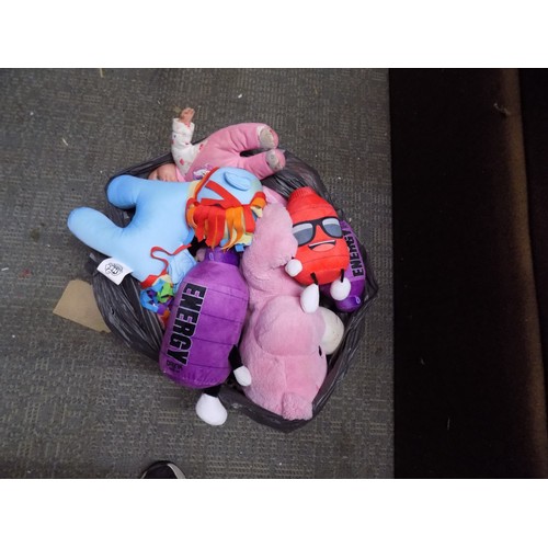 191 - Bag of Soft Toys and Dolls