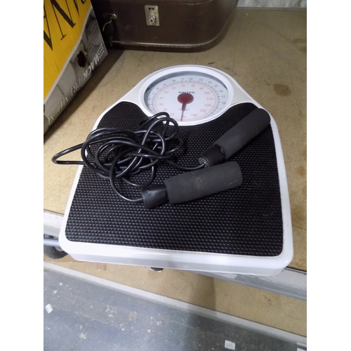 235 - Salter Weighing Scale and Jump Rope