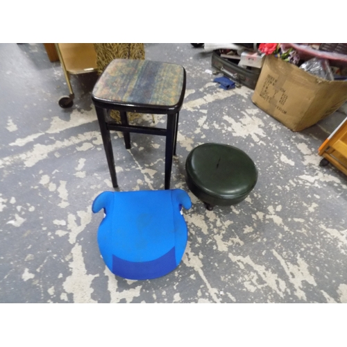 243 - Footstool, Stool and Booster Seat