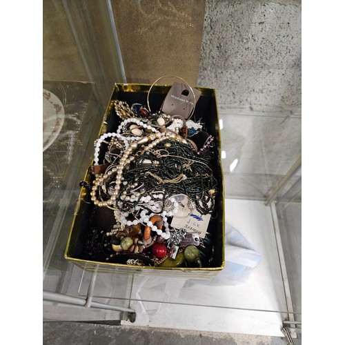 608 - Box of Costume Jewellery