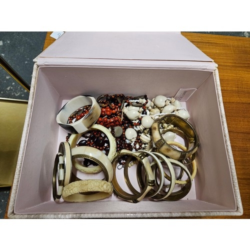 616 - Box of African Costume Jewellery