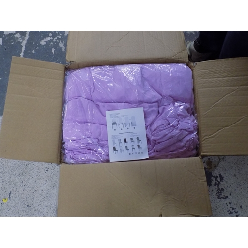 288 - 2 Boxes of Lilac Chair Covers