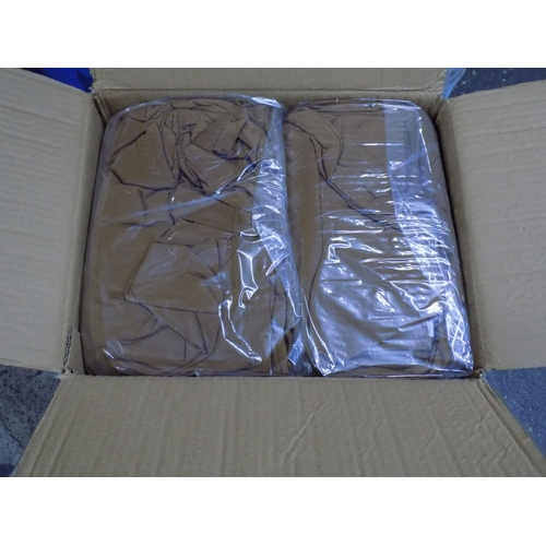 289 - 3 Boxes of Brown Chair Covers