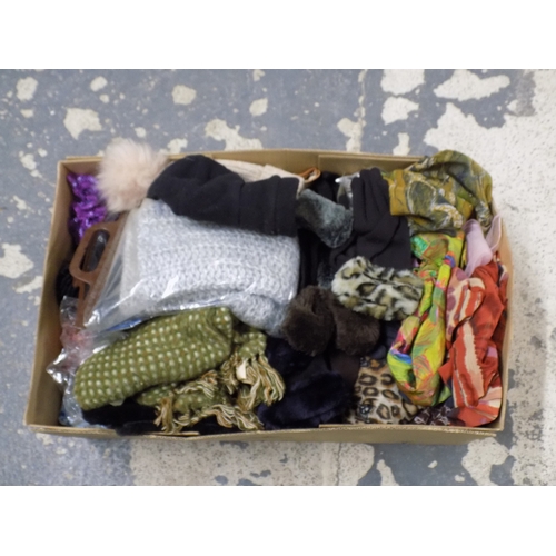 290 - Box of Hats, Scarves and Gloves