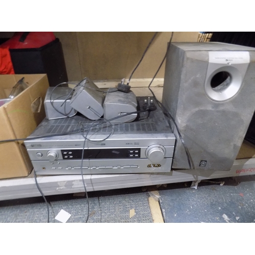 70 - Yamaha Sound Receiver and Speakers