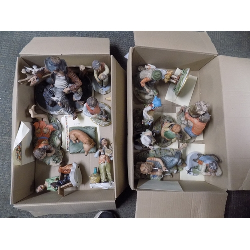 55 - 2 Boxes of Capodimonte