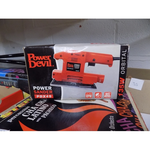 63 - Boxed Power Devil Orbital Power Sander