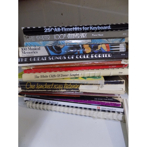 83 - 2 Boxes of Music Books for Keyboard/Organ