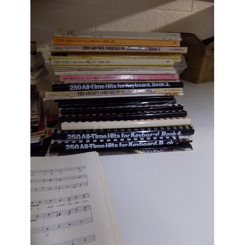 83 - 2 Boxes of Music Books for Keyboard/Organ