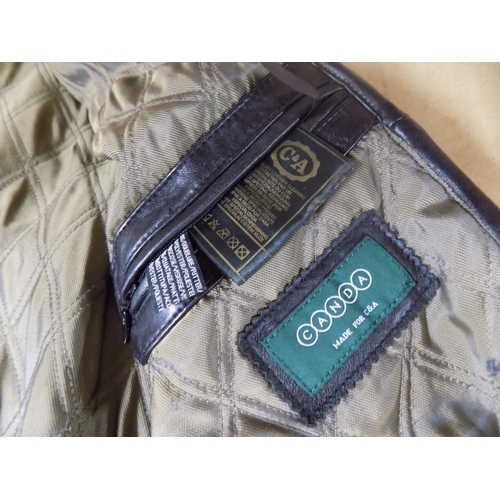 129 - Genuine Leather Jacket from C&A Size L