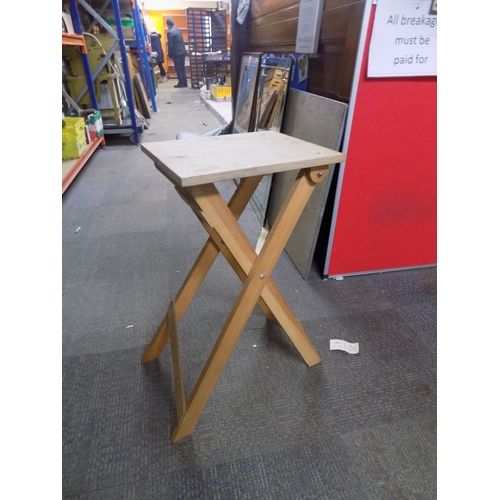 217 - Small Folding Wooden Table