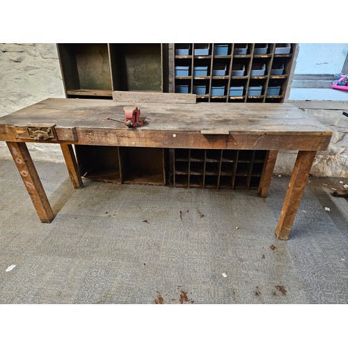 275 - Large Workbench with 2 Vices