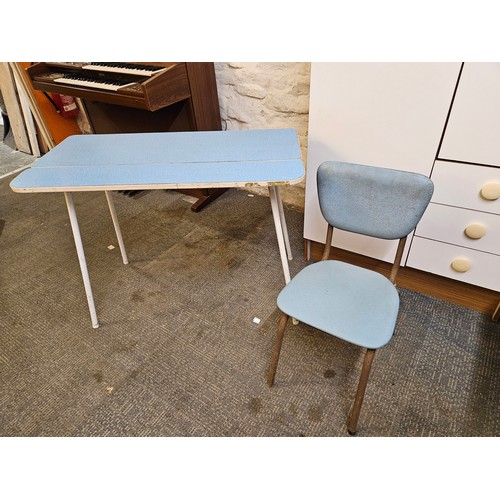 279 - Vintage Table and Chair