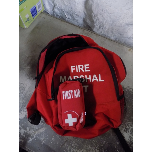 9 - Fire Marshall Bag and First Aid Kit