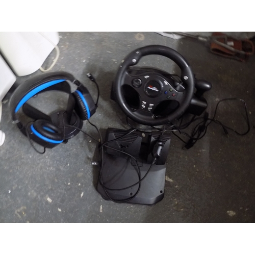 63 - XR Racing Pedals, Steering Wheel and Headset