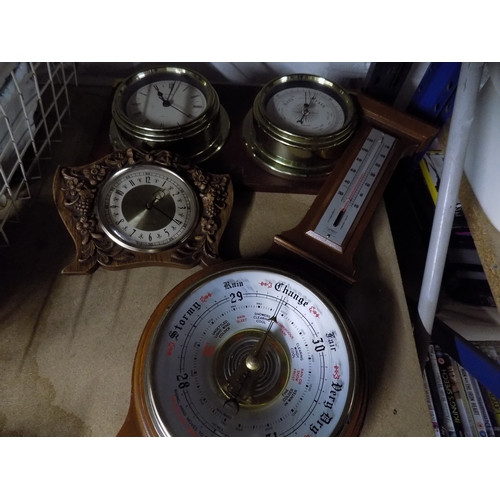 25 - Selection of Clocks and Barometers