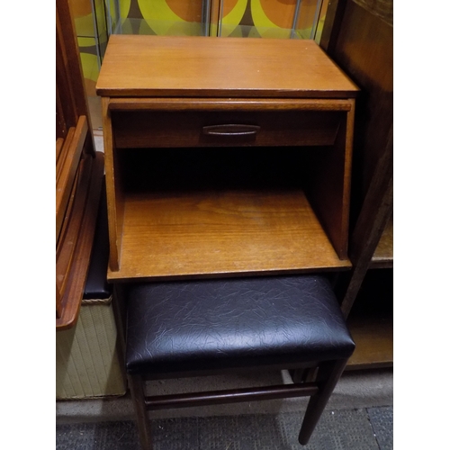 380 - Vintage Phone Table with Stool