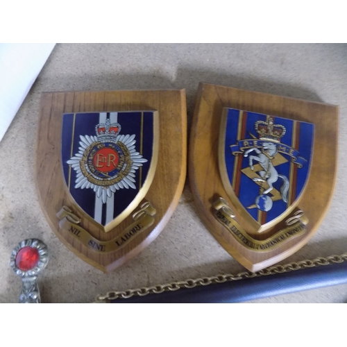 53 - Decorative Cross Swords with Plaques