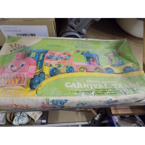 55 - Boxed Vintage Busy Bee Carnival Train