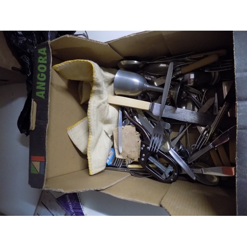 349 - Box of Flatware