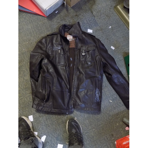 390 - Leather Jacket Size L