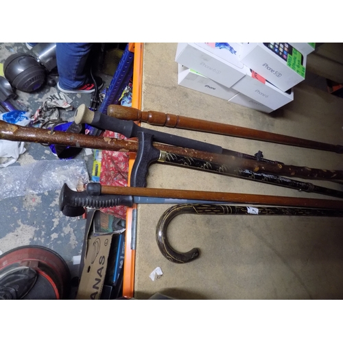 363 - Selection of Walking Sticks