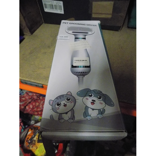380 - Boxed Pet Grooming Dryer