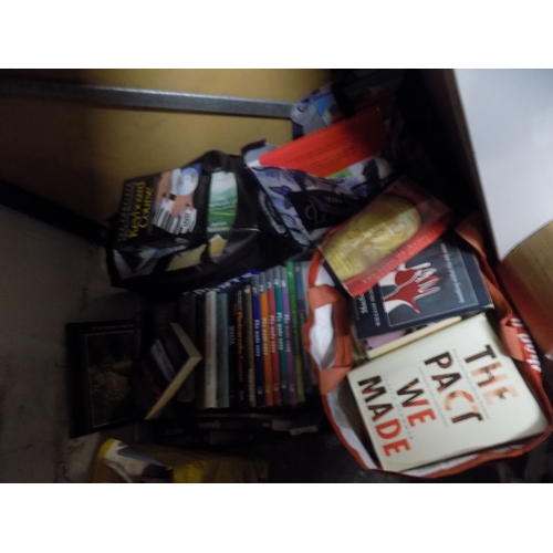 396 - Box and 3 Bags of Books