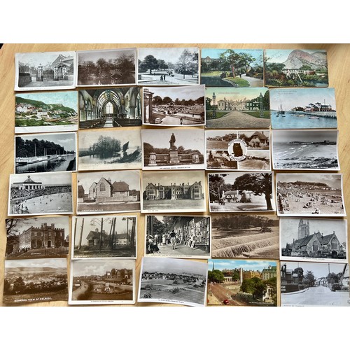 30 Original Vintage Printed and Real Photo Topographical Postcards. A ...