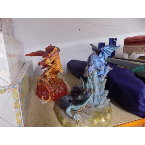 109 - 2 Dragon Ornaments