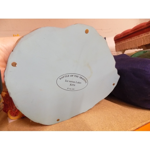 109 - 2 Dragon Ornaments