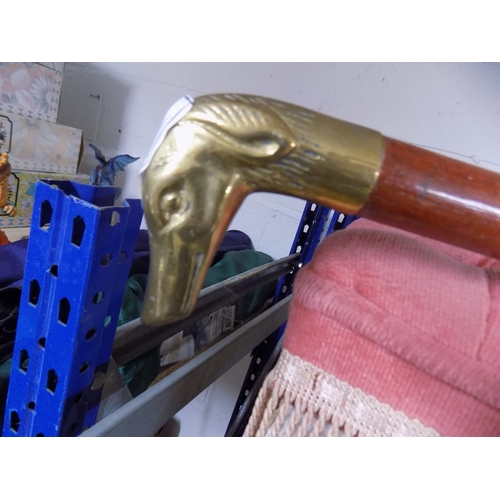 117 - Dog Handle Walking Stick