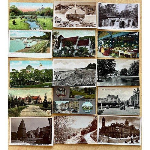 15 Original Vintage Printed and Real Photo Topographical Postcards all ...