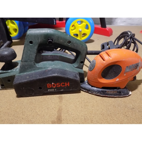 92 - Bosch Plane and Black & Decker Mouse Sander