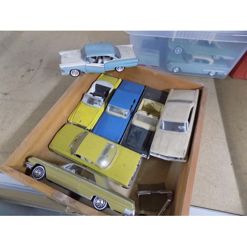 117 - Selection of Model Kit Cars