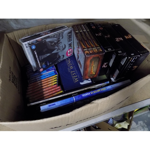 106 - Box of Books, CD-Roms and DVD Boxsets