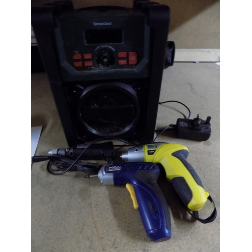 63 - Site Radio and Selection of Screwdrivers