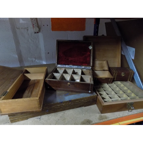 89 - Selection of Wooden Boxes and 2 Mini Chests