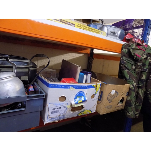203 - 3 Boxes of Misc. Inc Air Cadet Jacket and Collectables