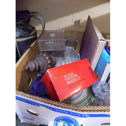 203 - 3 Boxes of Misc. Inc Air Cadet Jacket and Collectables